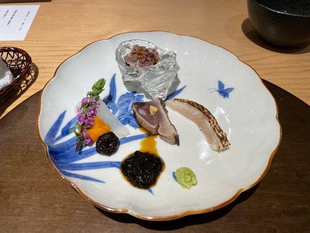 乙味あさ井（名古屋市中区）で味わった、福井在来種の”そばがき”が感動の味わいだった。