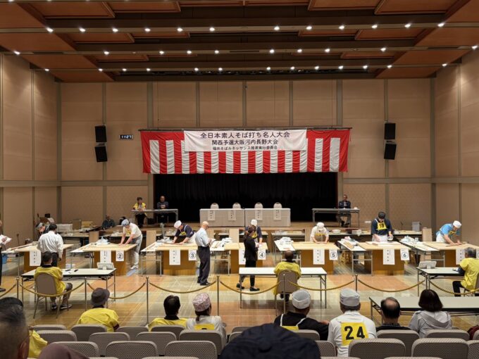 全日本素人そば打ち名人大会 関西(河内長野)予選とは?名人への第一歩となる熱き挑戦の舞台。