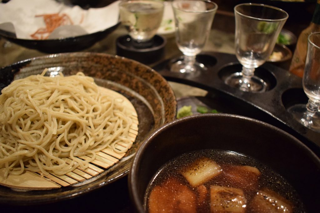 蕎麦居酒屋 西九条「樹楽(きらく)」様　鴨蕎麦