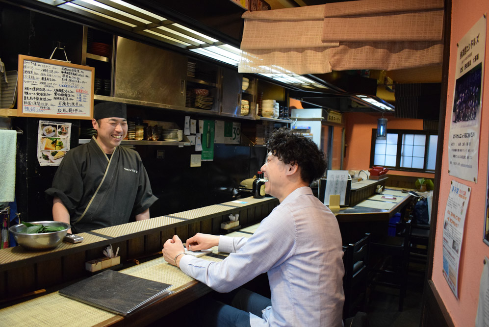 手打ちそば 天割烹そば はるなさま　店主北村さまと